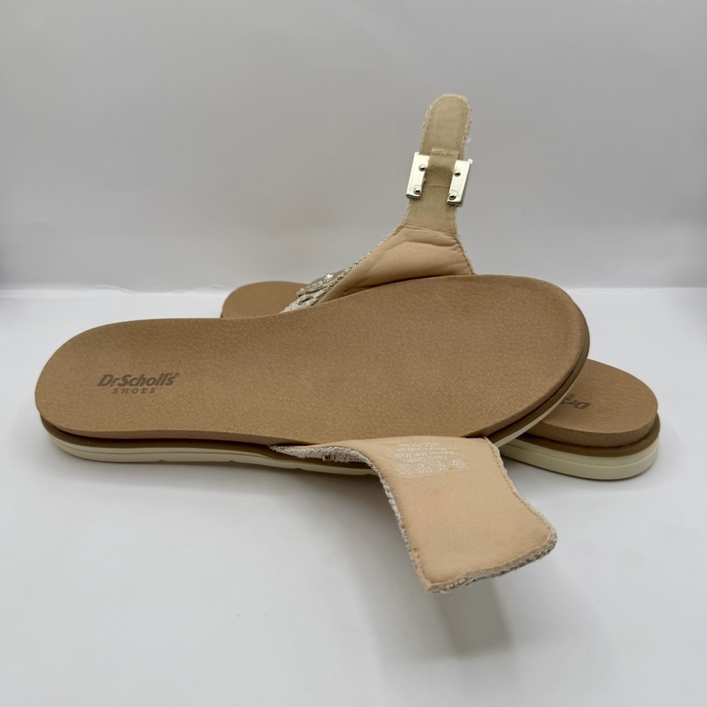 Dr. Scholl's Women's Tan Buckle Slide Sandals - Picture 13 of 16